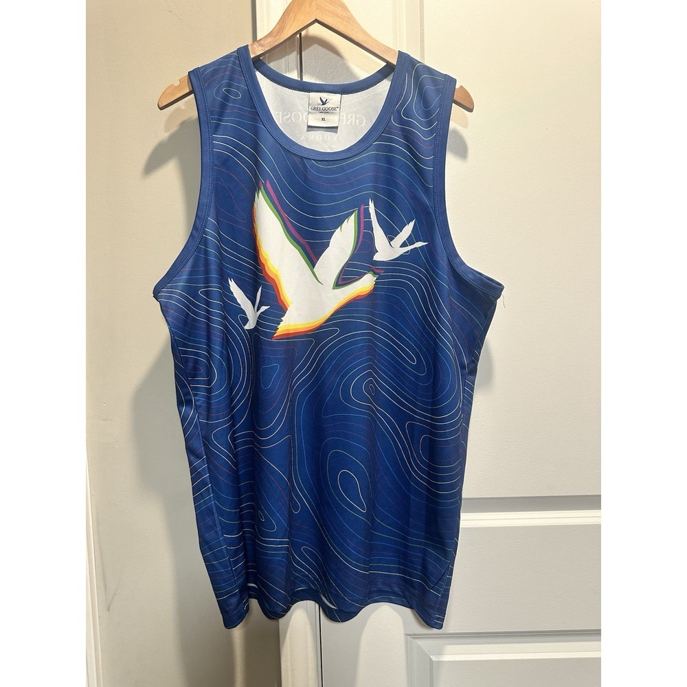 Grey Goose Vodka Men's Blue Tank XL